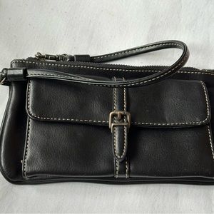 Nine West Wristlet Wallet Black